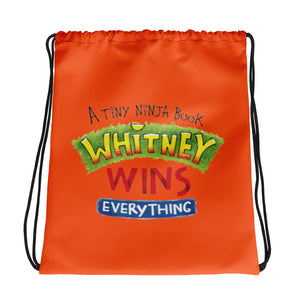 Whitney wins Everything Drawstring bag